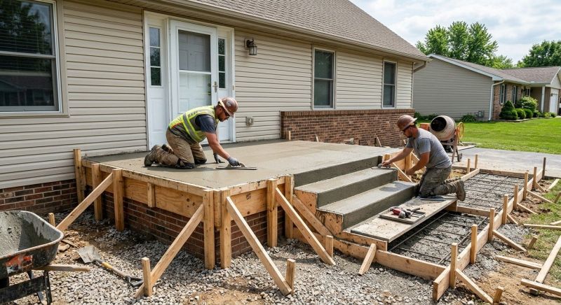 Concrete Porch Construction in Denver, CO