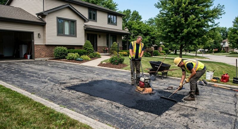Driveway Blacktop Repair in Little Rock, AR