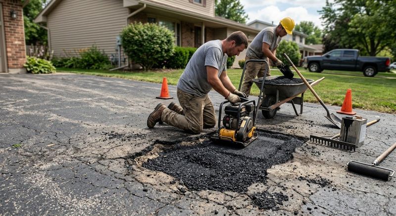 Paved Driveway Repair in Orange County, CA