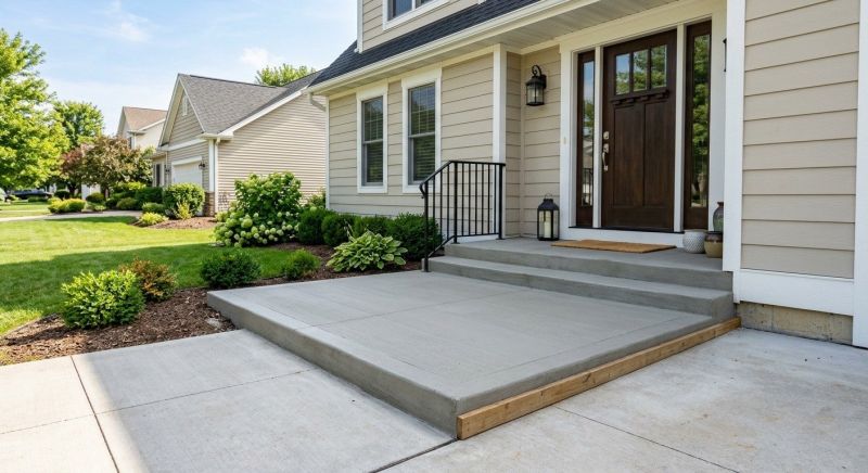 Porch Slab Installation in Fort Collins, CO