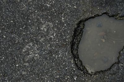 Repair Damage from a Pothole!