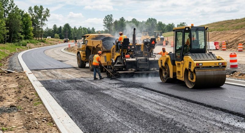 Asphalt Road Installation in Los Angeles, CA