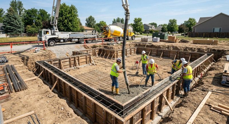 Cement Foundation Installation in Fort Worth, TX