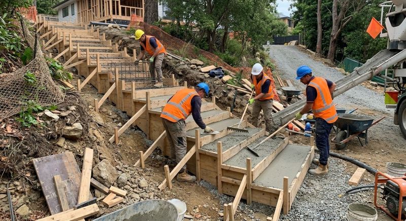 Cement Stairs Installation in Denver, CO