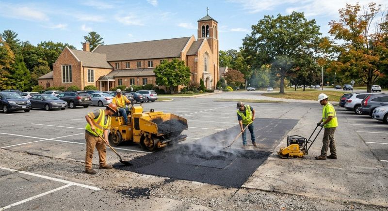 Church Parking Lot Repair in Orange County, CA