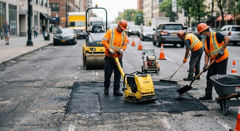 Commercial Pothole Repair in Palm Springs, CA