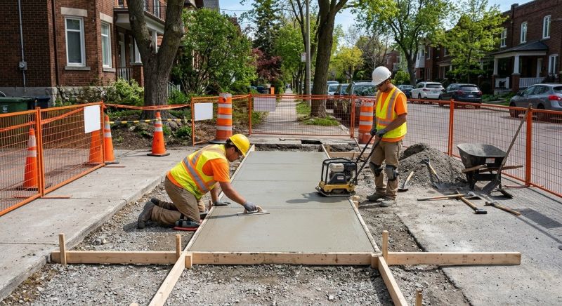Concrete Sidewalk Construction in Denver, CO