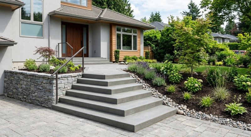 Concrete Stairway Installation in Denver, CO