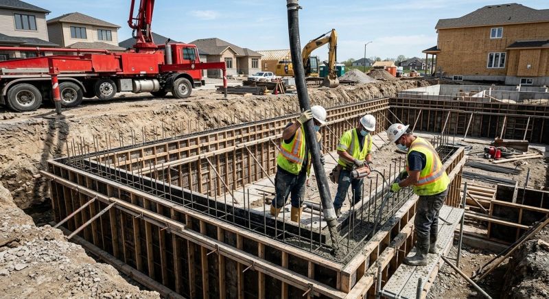 Foundation Wall Pouring in Greenville, SC