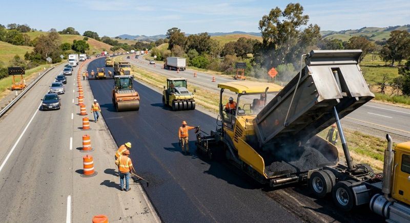 Highway Resurfacing in Orange County, CA