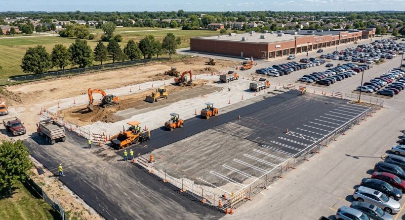 Parking Lot Renovation in Orange County, CA