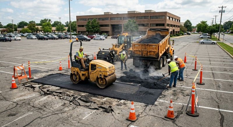 Parking Lot Repair in Savannah, GA