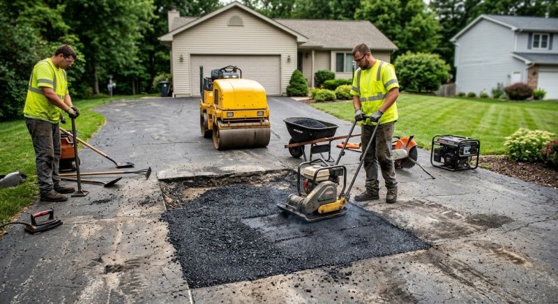 Paved Driveway Repair in Los Angeles, CA